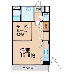 コンフォース２１の物件間取画像